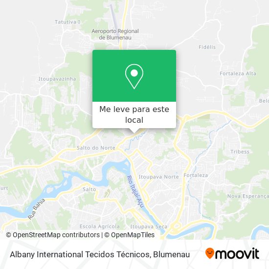 Albany International Tecidos Técnicos mapa