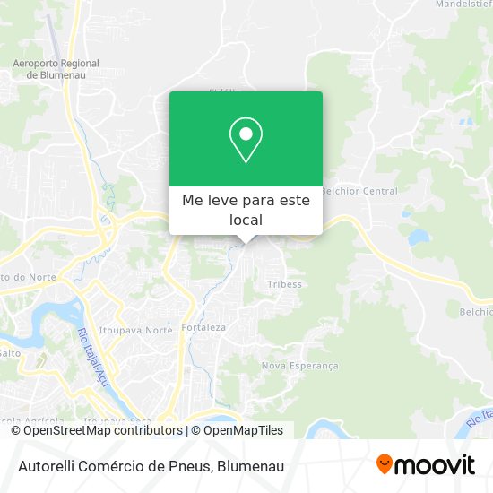 Autorelli Comércio de Pneus mapa