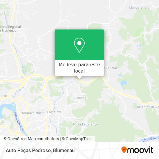 Auto Peças Pedroso mapa