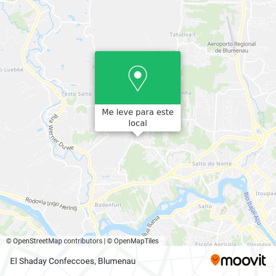 El Shaday Confeccoes mapa