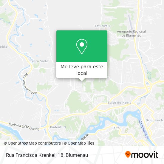 Rua Francisca Krenkel, 18 mapa