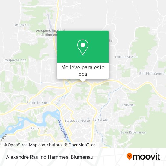Alexandre Raulino Hammes mapa