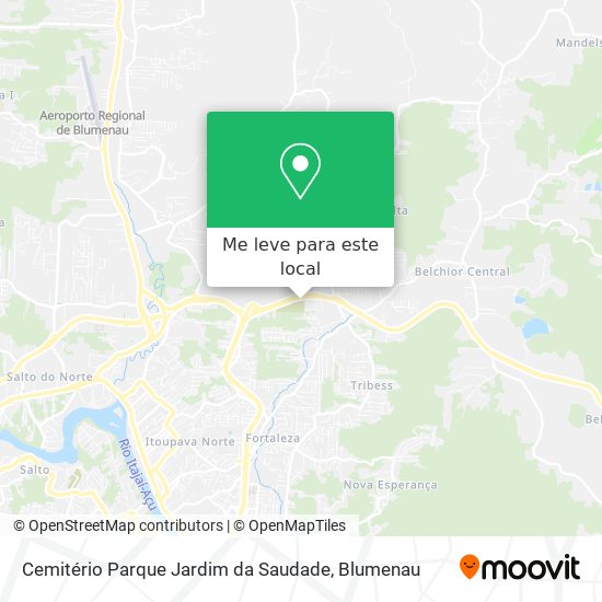 Cemitério Parque Jardim da Saudade mapa