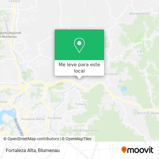 Fortaleza Alta mapa