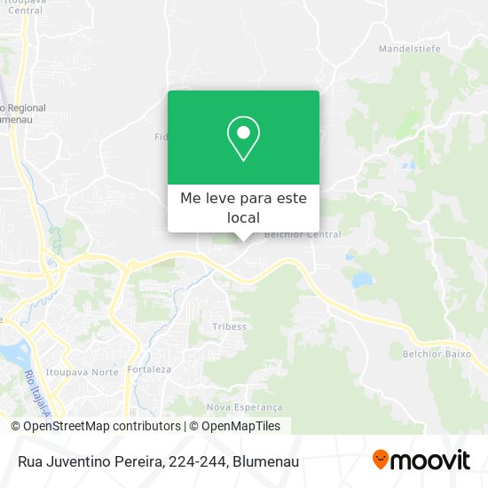Rua Juventino Pereira, 224-244 mapa