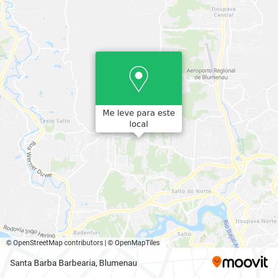 Santa Barba Barbearia mapa