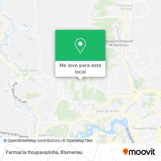 Farmacia Itoupavazinha mapa