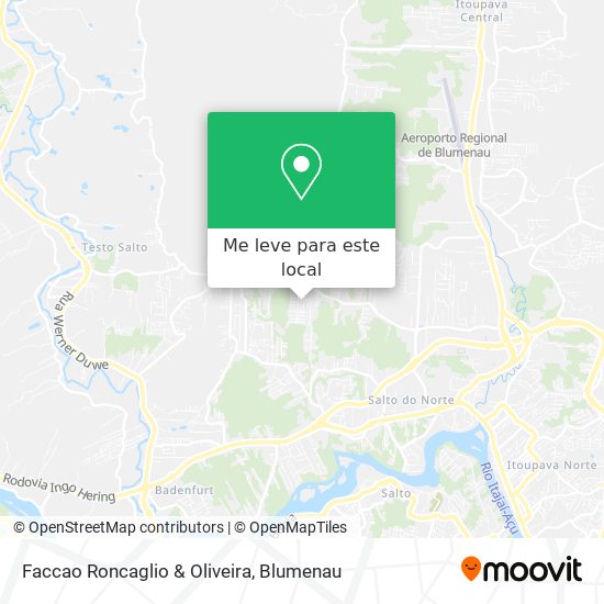 Faccao Roncaglio & Oliveira mapa