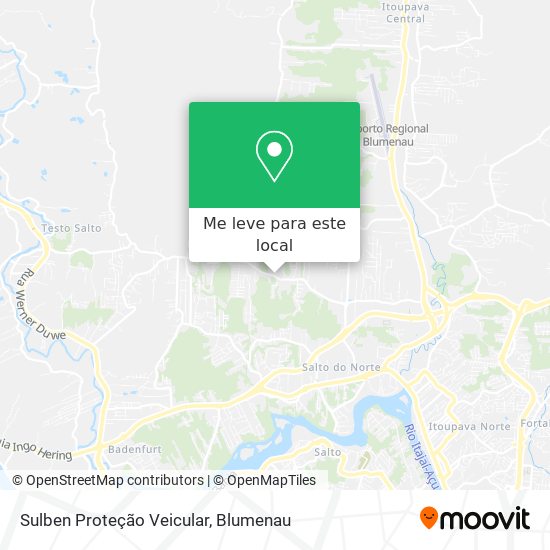 Sulben Proteção Veicular mapa