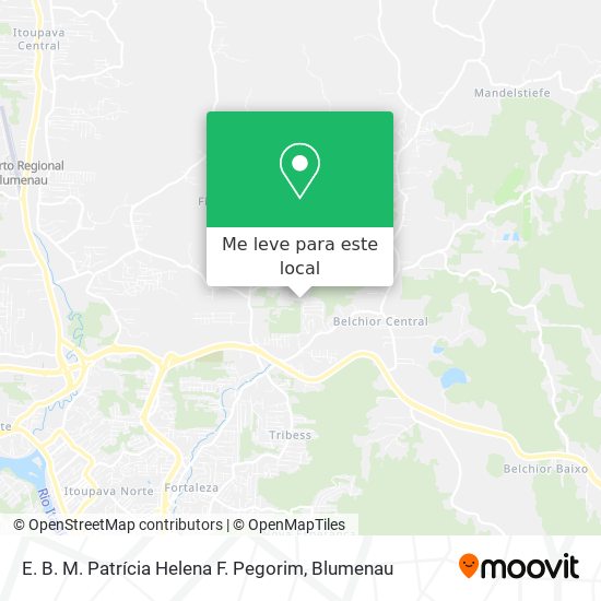 E. B. M. Patrícia Helena F. Pegorim mapa