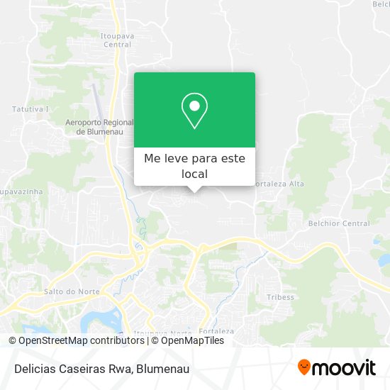 Delicias Caseiras Rwa mapa