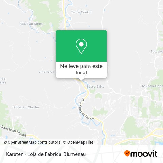 Karsten - Loja de Fábrica mapa