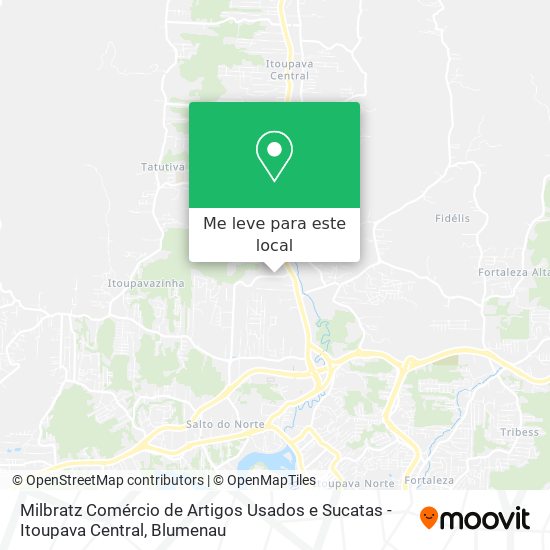 Milbratz Comércio de Artigos Usados e Sucatas - Itoupava Central mapa