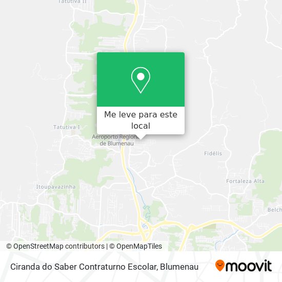 Ciranda do Saber Contraturno Escolar mapa