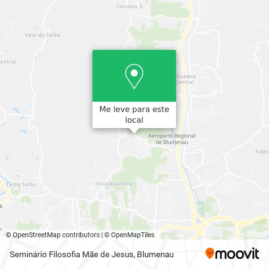 Seminário Filosofia Mãe de Jesus mapa