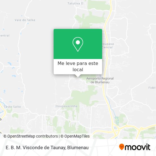 E. B. M. Visconde de Taunay mapa