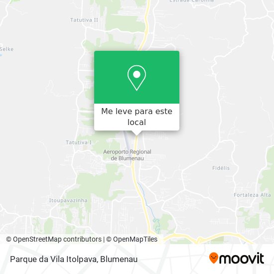 Parque da Vila Itolpava mapa