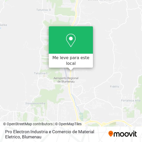 Pro Electron Industria e Comercio de Material Eletrico mapa