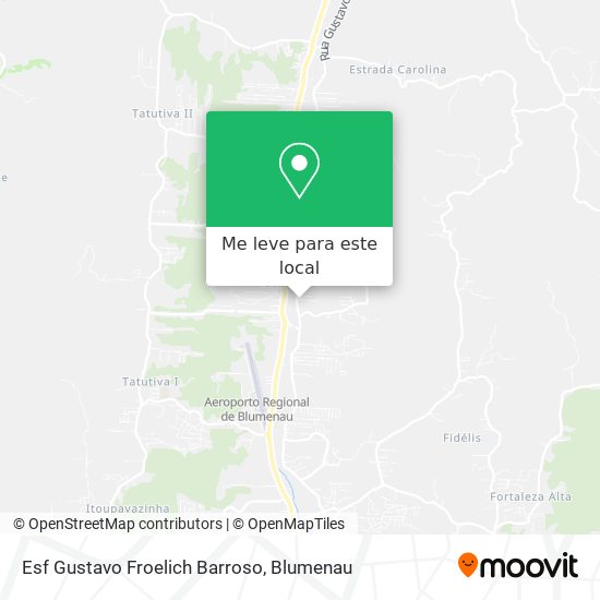 Esf Gustavo Froelich Barroso mapa