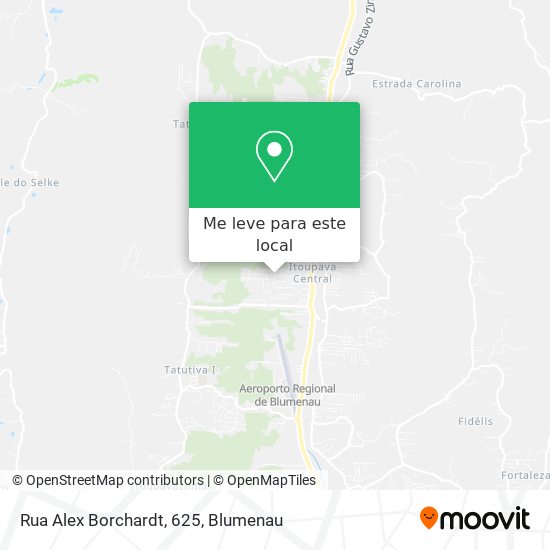 Rua Alex Borchardt, 625 mapa