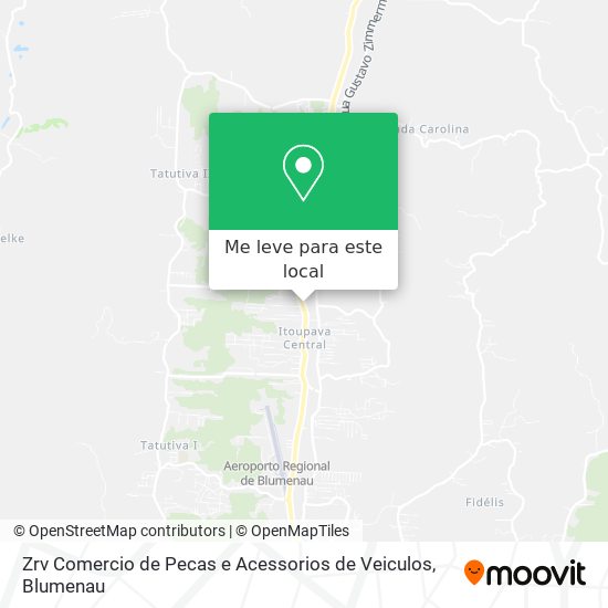 Zrv Comercio de Pecas e Acessorios de Veiculos mapa
