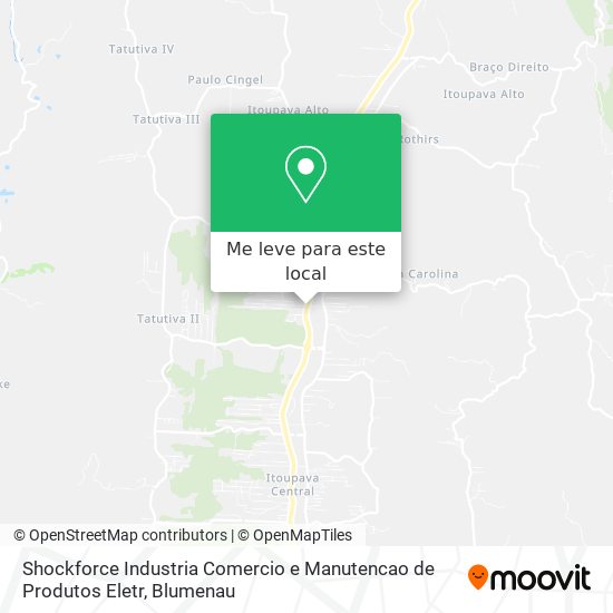 Shockforce Industria Comercio e Manutencao de Produtos Eletr mapa