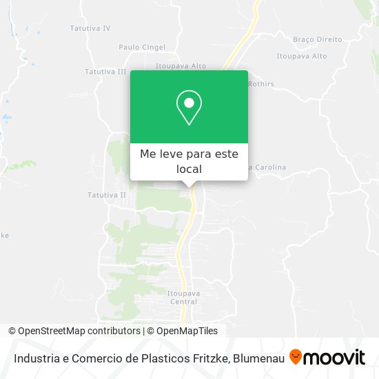 Industria e Comercio de Plasticos Fritzke mapa