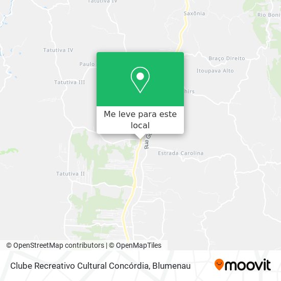 Clube Recreativo Cultural Concórdia mapa