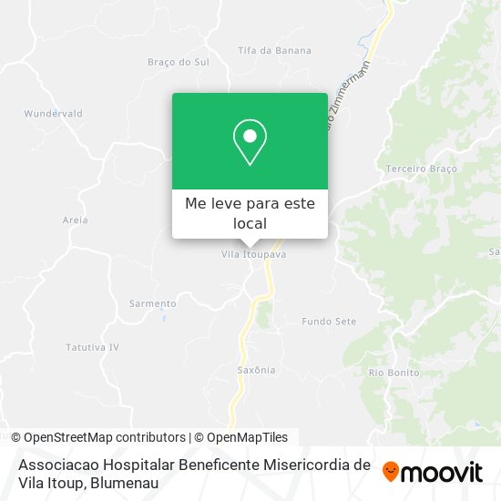 Associacao Hospitalar Beneficente Misericordia de Vila Itoup mapa