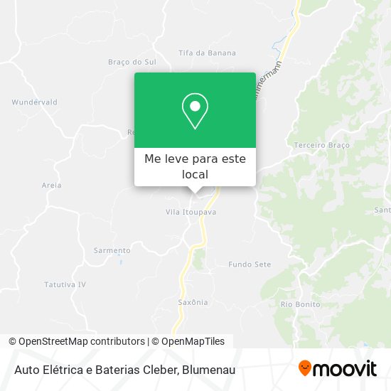 Auto Elétrica e Baterias Cleber mapa