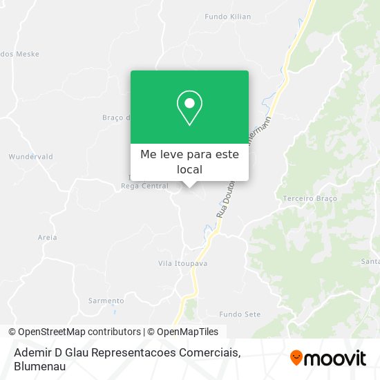 Ademir D Glau Representacoes Comerciais mapa
