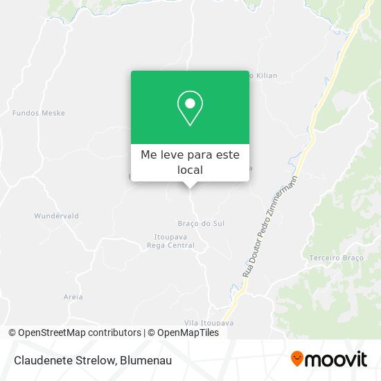 Claudenete Strelow mapa