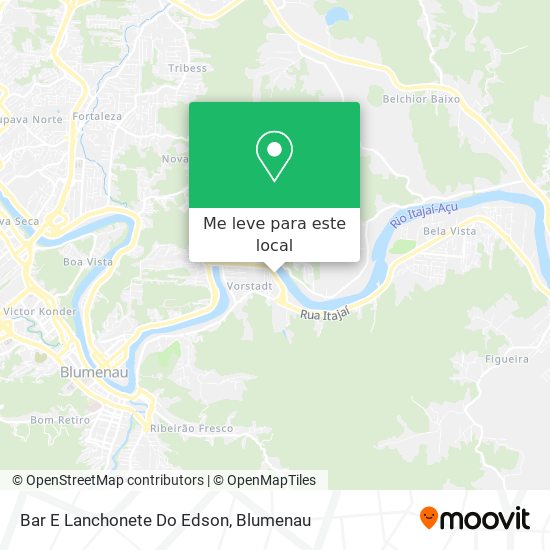 Bar E Lanchonete Do Edson mapa