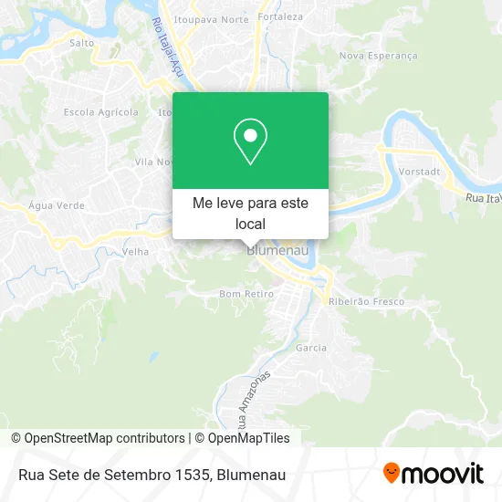 Rua Sete de Setembro 1535 mapa