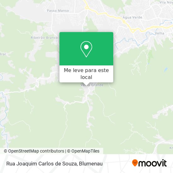 Rua Joaquim Carlos de Souza mapa