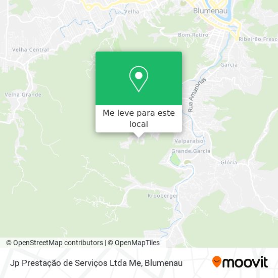 Jp Prestação de Serviços Ltda Me mapa