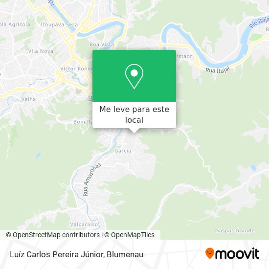 Luíz Carlos Pereira Júnior mapa