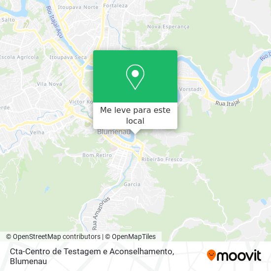 Cta-Centro de Testagem e Aconselhamento mapa