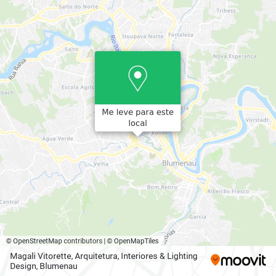 Magali Vitorette, Arquitetura, Interiores & Lighting Design mapa