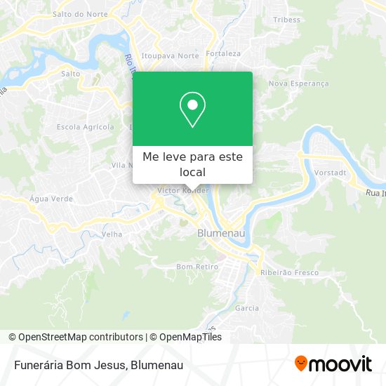 Funerária Bom Jesus mapa