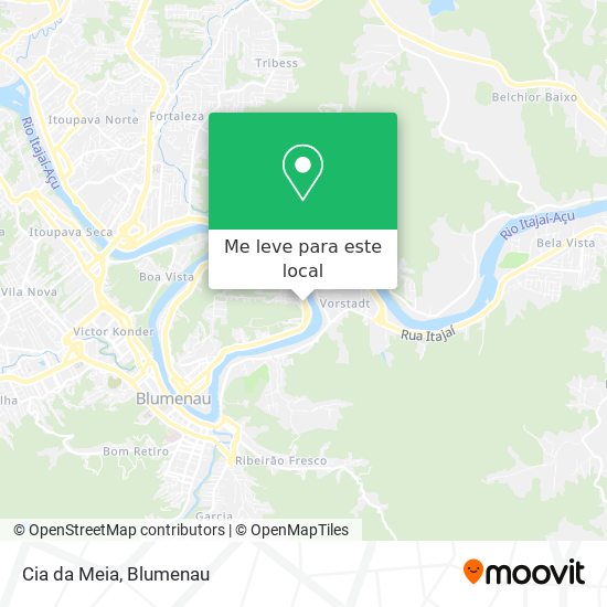 Cia da Meia mapa