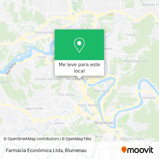 Farmácia Econômica Ltda mapa