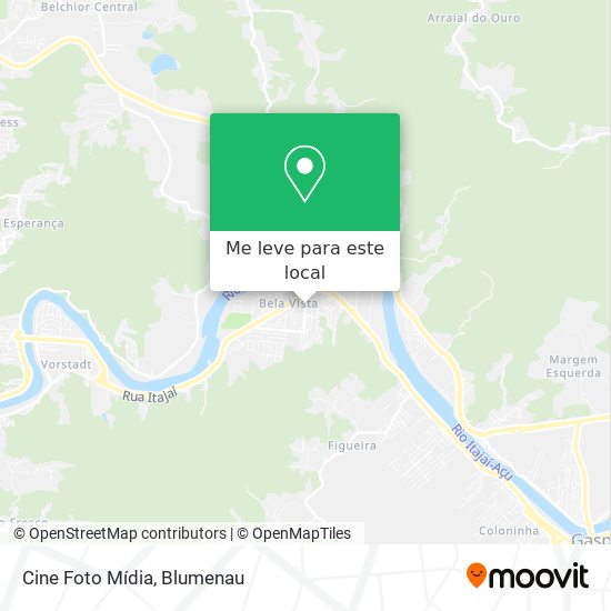 Cine Foto Mídia mapa
