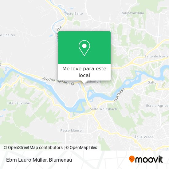 Ebm Lauro Müller mapa
