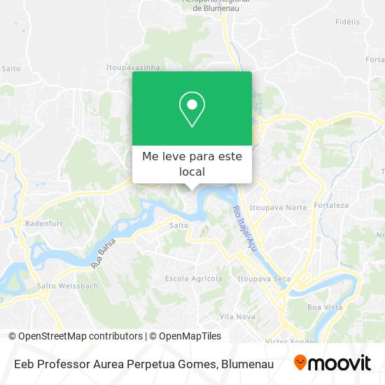 Eeb Professor Aurea Perpetua Gomes mapa
