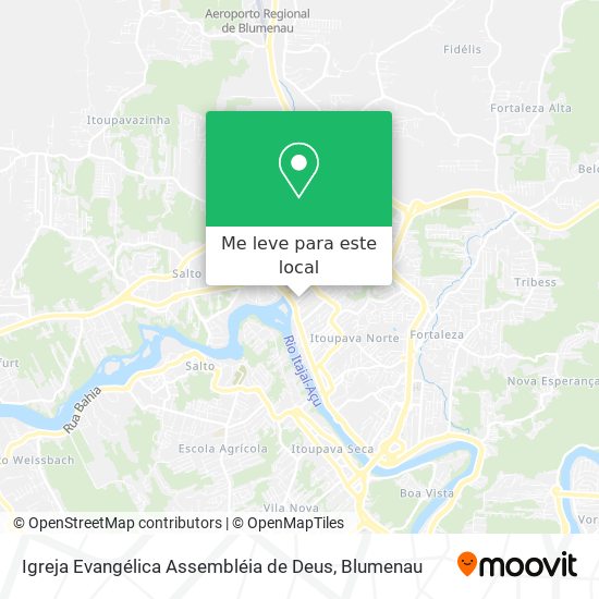 Igreja Evangélica Assembléia de Deus mapa