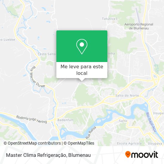 Master Clima Refrigeração mapa