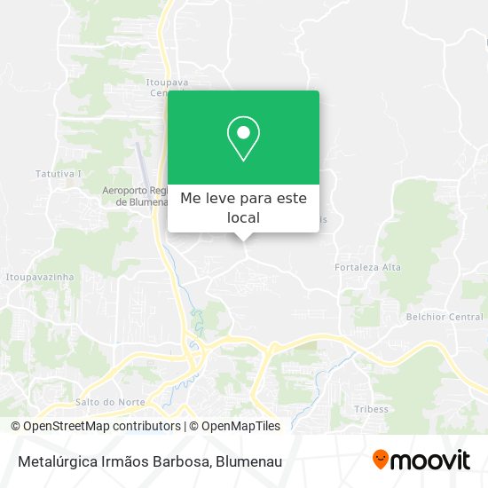 Metalúrgica Irmãos Barbosa mapa