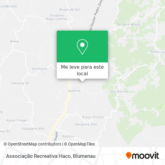 Associação Recreativa Haco mapa
