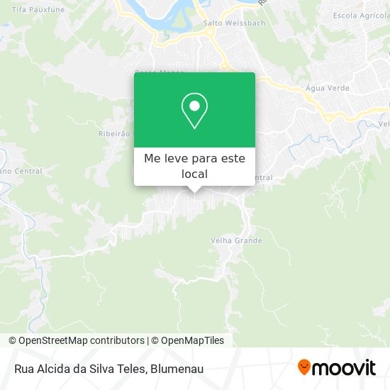 Rua Alcida da Silva Teles mapa